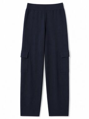 Have Navy Cargo Knit Pants with Flap Pockets